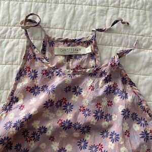 Christy Dawn The Sage Dress in Wisteria Wildflower Meadow DAMAGED